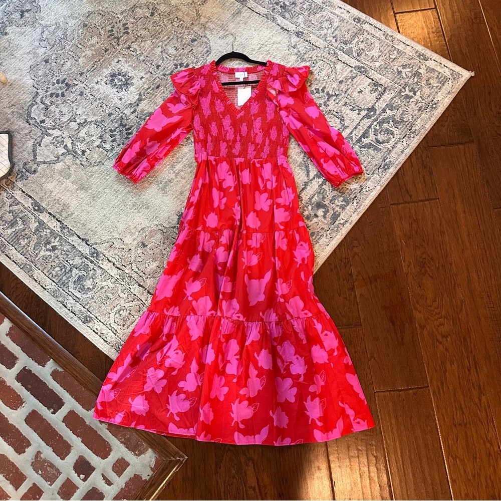 Sugarlips pink and red maxi dress - Picture 2 of 2